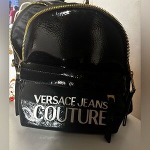 Versace Jeans Collection Black Interior with Gold Accents